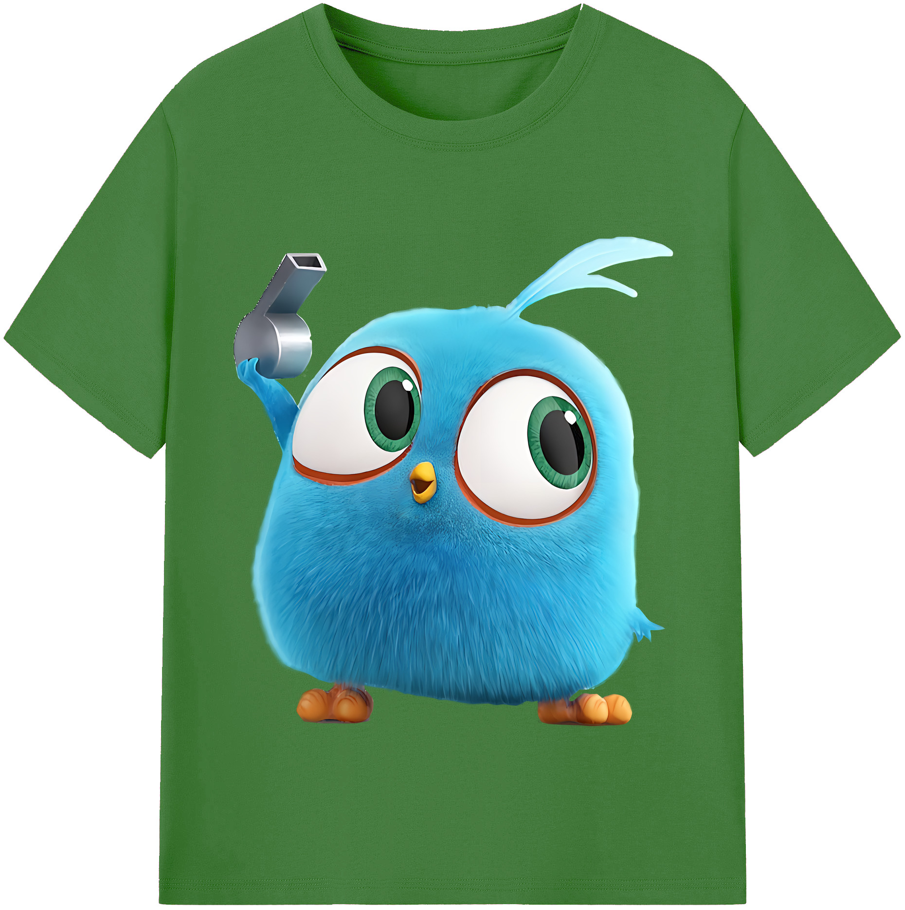 （画像用） Angry Birds アングリーバード レディースカジュアルプリントTシャツ（綿100％）